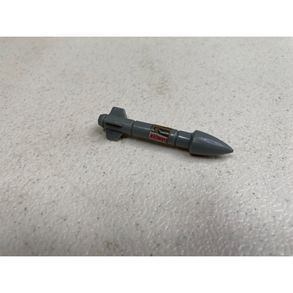 Vintage GI Joe 1983 Polar Battle Bear MISSILE with DECAL Vehicle Part Original